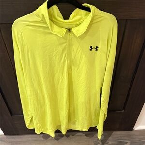 Under Armour Bright Yellow Half-Zip Pullover